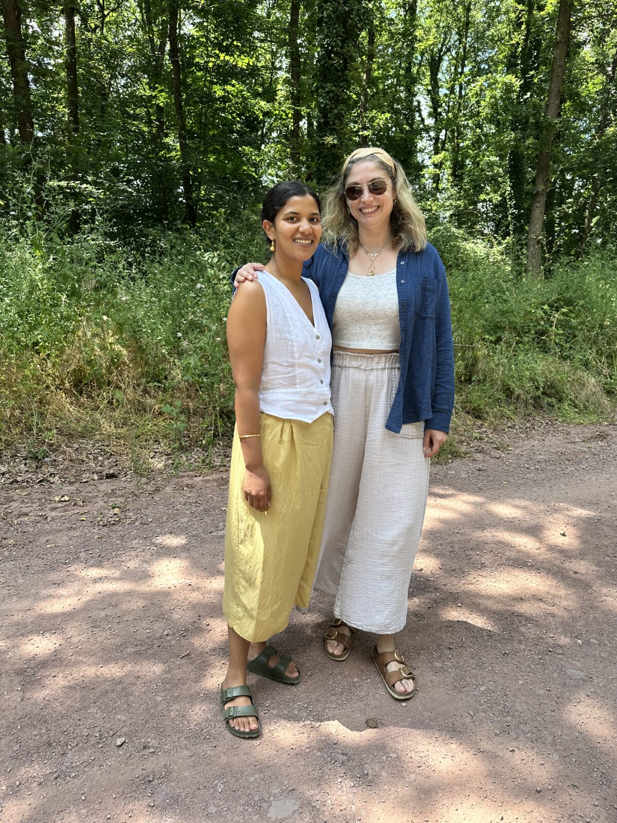 Hosts Rose Margaret Deniz and Melisa Maya Kumar